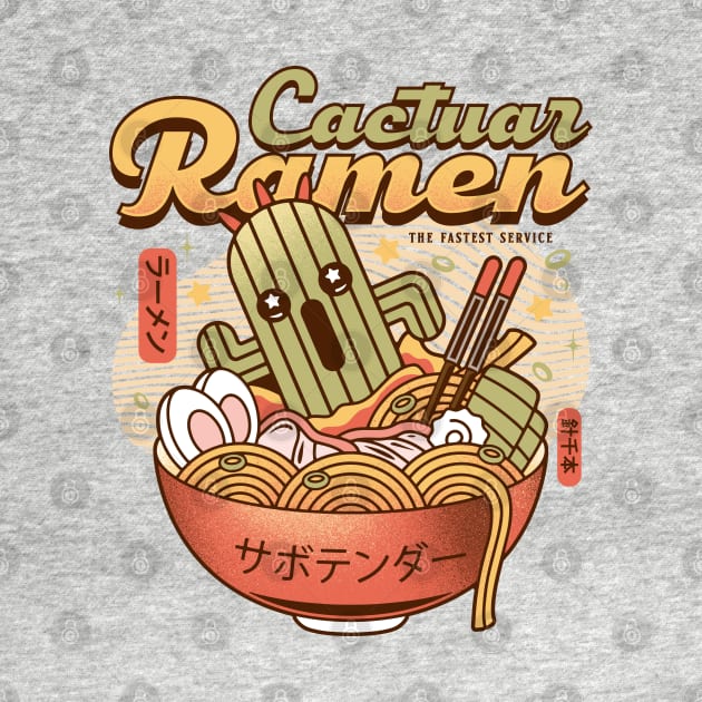 Cactuar Ramen Vintage by Lagelantee